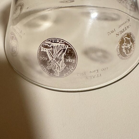 Clear Glass Bowl with Gold Accents - Picture 12 of 16